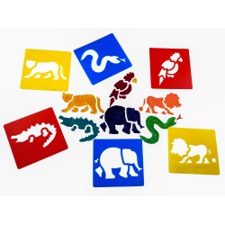 ΣΤΕΝΣΙΛ "ΑΓΡΙΑ ΖΩΑ"