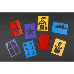 ΣΤΕΝΣΙΛ "ΧΡΙΣΤΟΥΓΕΝΝΙΑΤΙΚΕΣ ΚΑΡΤΕΣ"