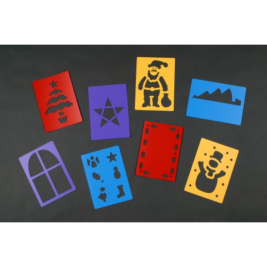 ΣΤΕΝΣΙΛ "ΧΡΙΣΤΟΥΓΕΝΝΙΑΤΙΚΕΣ ΚΑΡΤΕΣ"