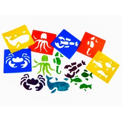 ΣΤΕΝΣΙΛ "ΖΩΑ ΤΗΣ ΘΑΛΑΣΣΑΣ"