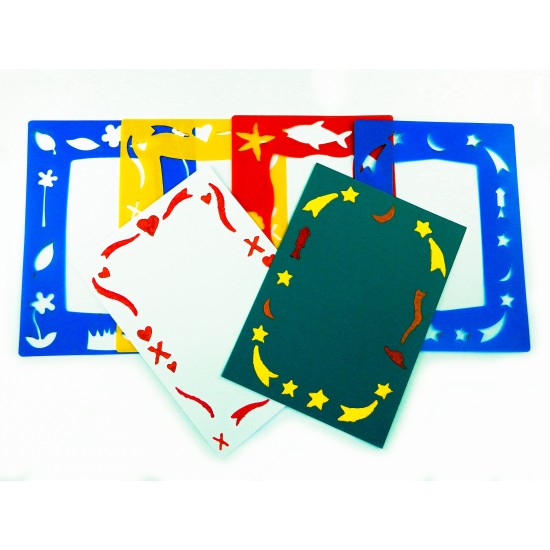 ΣΤΕΝΣΙΛ "ΚΟΡΝΙΖΕΣ ΦΑΝΤΑΣΙΑ"