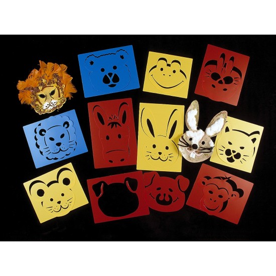 ΣΤΕΝΣΙΛ "ΜΑΣΚΕΣ ΖΩΑ 3"