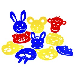 ΣΤΕΝΣΙΛ "ΜΑΣΚΕΣ ΖΩΑ 3"