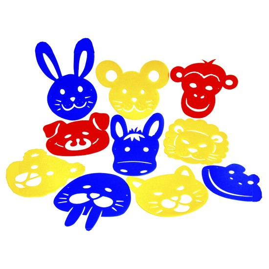 ΣΤΕΝΣΙΛ "ΜΑΣΚΕΣ ΖΩΑ 3"