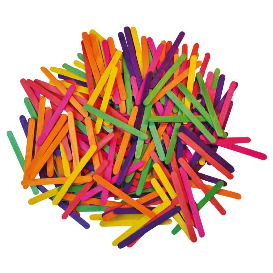 ΧΡΩΜΑΤΙΣΤΑ ΞΥΛΑΚΙΑ ΚΑΤΑΣΚΕΥΩΝ MAXI PACK 100ΤΜΧ