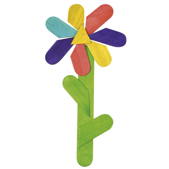 ΧΡΩΜΑΤΙΣΤΑ ΞΥΛΑΚΙΑ ΚΑΤΑΣΚΕΥΩΝ MAXI PACK 100ΤΜΧ