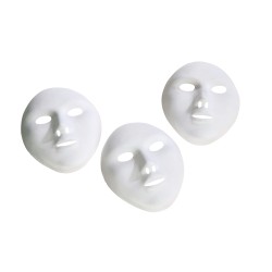 ΜΑΣΚΕΣ ∆ΙΑΚΟΣΜΗΣΗΣ ΛΕΥΚΕΣ / σετ 6τμχ