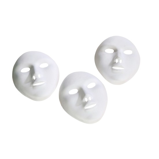 ΜΑΣΚΕΣ ∆ΙΑΚΟΣΜΗΣΗΣ ΛΕΥΚΕΣ / σετ 6τμχ