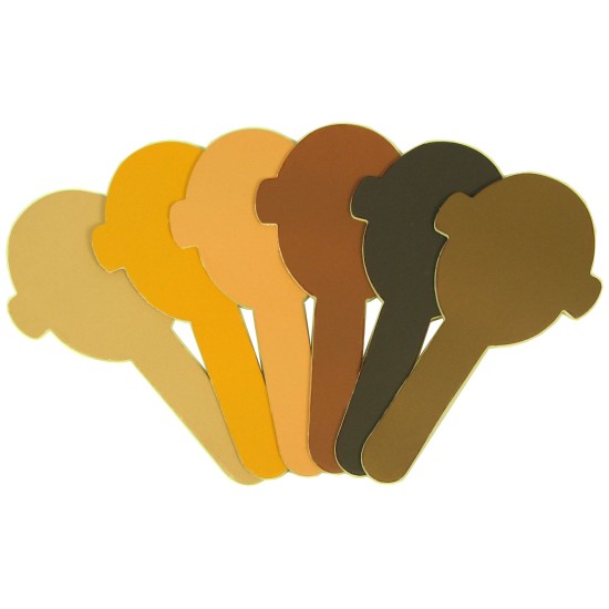 ΣΕΤ ΞΥΛΙΝΑ ΠΡΟΣΩΠΑ ΦΥΣΙΚΟ / 6τμχ