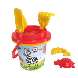 ΚΟΥΒΑΔΑΚΙ 18cm ΜΕ ΚΟΣΚΙΝΟ ΚΑΙ ΦΟΡΜΕΣ IML