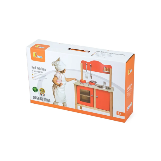 ΚΟΥΖΙΝΑ MASTER CHEF ΞΥΛΙΝΗ 54Χ30Χ83,5 εκ.