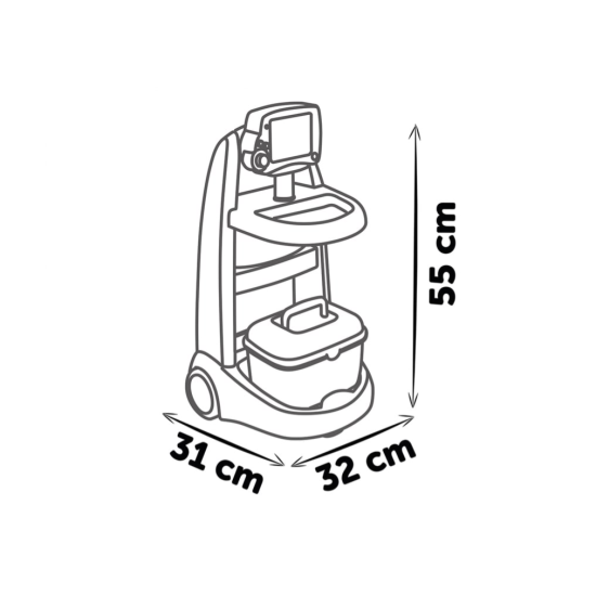 ΤΡΟΛΕΪ ΓΙΑΤΡΟΥ DELUXE SMOBY