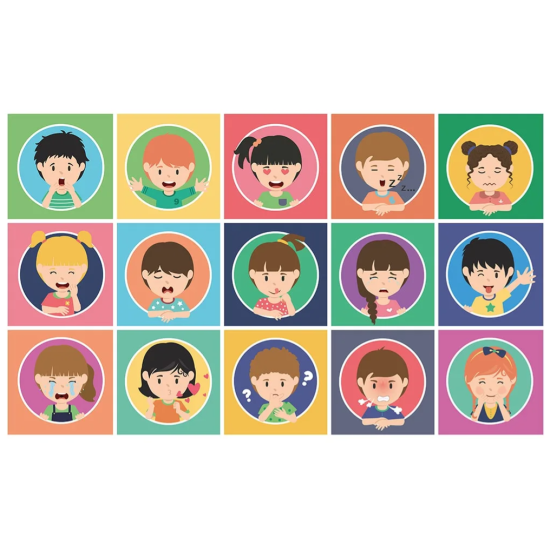 ΣΕΤ ΠΛΑΚΑΚΙΑ ΣΥΝΑΙΣΘΗΜΑΤΩΝ 15 τεμ.