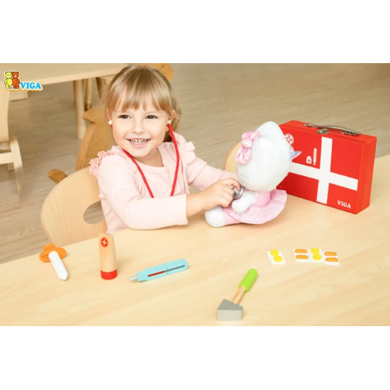 ΒΑΛΙΤΣΑΚΙ ΓΙΑΤΡΟΥ ΞΥΛΙΝΟ 11 τεμ.