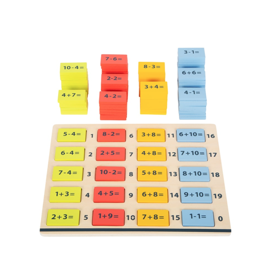 ΠΙΝΑΚΑΣ ΕΚΜΑΘΗΣΗΣ ΠΡΟΣΘΕΣΗΣ ΞΥΛΙΝΟΣ 110 τεμ.