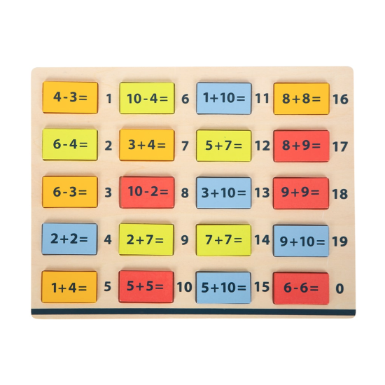 ΠΙΝΑΚΑΣ ΕΚΜΑΘΗΣΗΣ ΠΡΟΣΘΕΣΗΣ ΞΥΛΙΝΟΣ 110 τεμ.