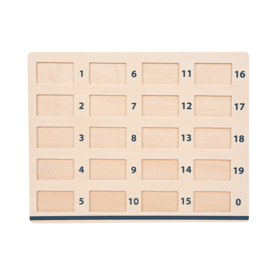 ΠΙΝΑΚΑΣ ΕΚΜΑΘΗΣΗΣ ΠΡΟΣΘΕΣΗΣ ΞΥΛΙΝΟΣ 110 τεμ.