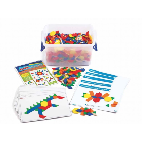 PATTERN BLOCKS CLASSROOM SET 1.500 τεμ.