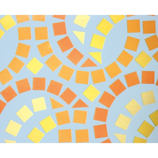 ΧΑΡΤΟΝΙ ΦΑΝΤΑΣΙΑ 50 Χ 70cm - ΓΕΩΜΕΤΡΙΚΑ ΣΧΗΜΑΤΑ