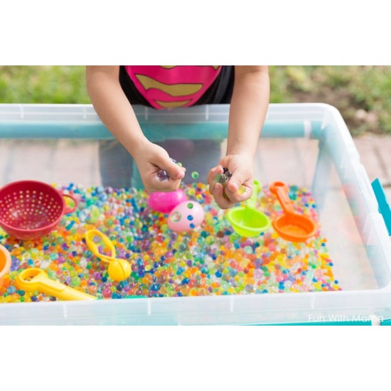 MESSY PLAY COLOR BEANS