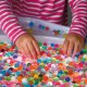 MESSY PLAY COLOR BEANS
