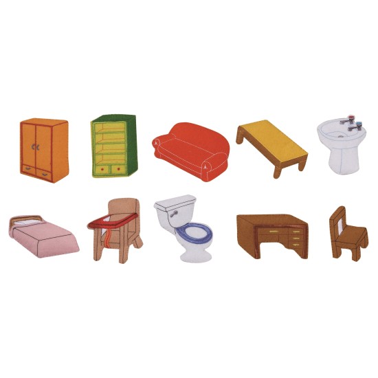 ΣΕΤ ΦΙΓΟΥΡΕΣ ΛΕΞΙΛΟΓΙΟΥ "ΕΠΙΠΛΑ ΤΟΥ ΣΠΙΤΙΟΥ"