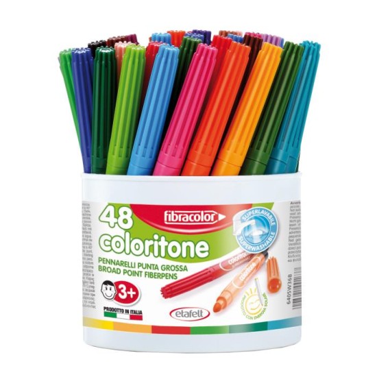 ΠΑΙ∆ΙΚΟΙ ΜΑΡΚΑ∆ΟΡΟΙ ΓΙΑ ΧΟΝΤΡΗ ΓΡΑΦΗ - 48 τμχ