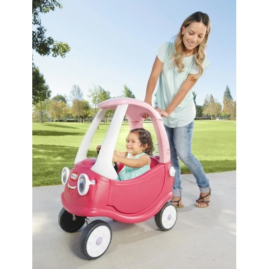 ΠΛΑΣΤΙΚΟ ΑΥΤΟΚΙΝΗΤΟ ΕΥΧΑΡΙΣΤΟ PRINCESS PINK COUPE LITTLE TIKES