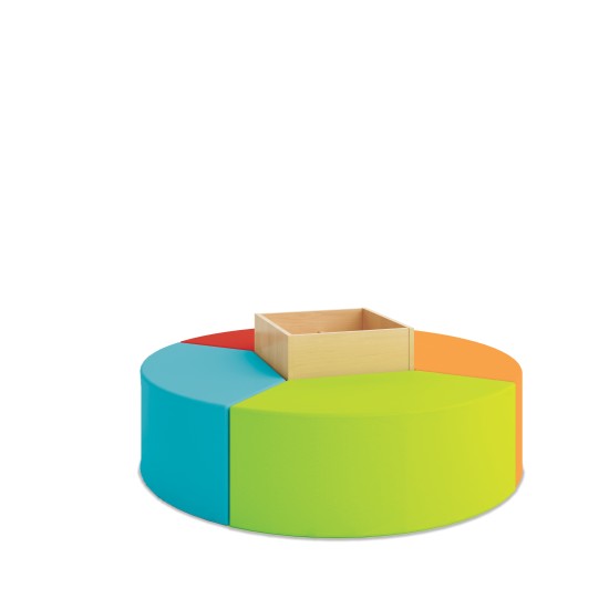 FRESH SNAKE - POUF CIRCLE 4pcs