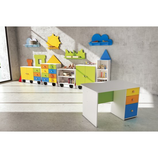 ΓΡΑΦΕΙΟ TRAIN WHITE DESK