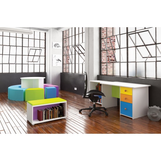 ΓΡΑΦΕΙΟ TRAIN WHITE DESK