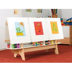DOUBLE-SIDED EASEL WITHOUT TRAYS