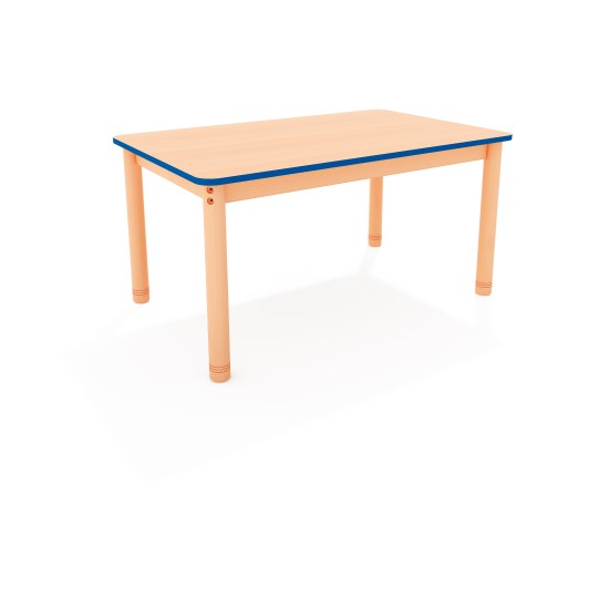 ΤΡΑΠΕΖΙ ΠΑΡΑΛΛΗΛΟΓΡΑΜΜΟ CLASSIC WOOD NATURA - ΜΠΛΕ