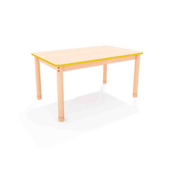 ΤΡΑΠΕΖΙ ΠΑΡΑΛΛΗΛΟΓΡΑΜΜΟ CLASSIC WOOD NATURA - ΚΙΤΡΙΝΟ