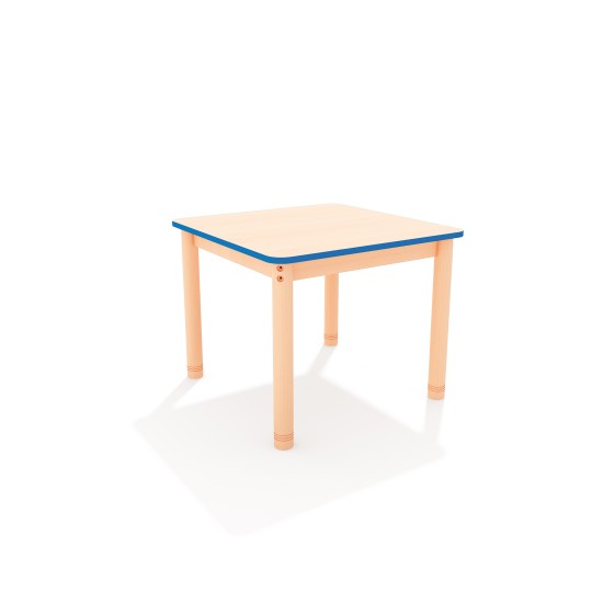 ΤΡΑΠΕΖΙ ΤΕΤΡΑΓΩΝΟ CLASSIC WOOD NATURA - ΜΠΛΕ