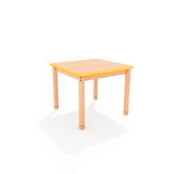 ΤΡΑΠΕΖΙ ΤΕΤΡΑΓΩΝΟ CLASSIC WOOD NATURA - KΙΤΡΙΝΟ