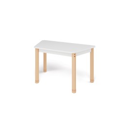 ΤΡΑΠΕΖΙ ΤΡΑΠΕΖΟΕΙΔΕΣ CLASSIC WOOD COLORI - ΛΕΥΚΟ