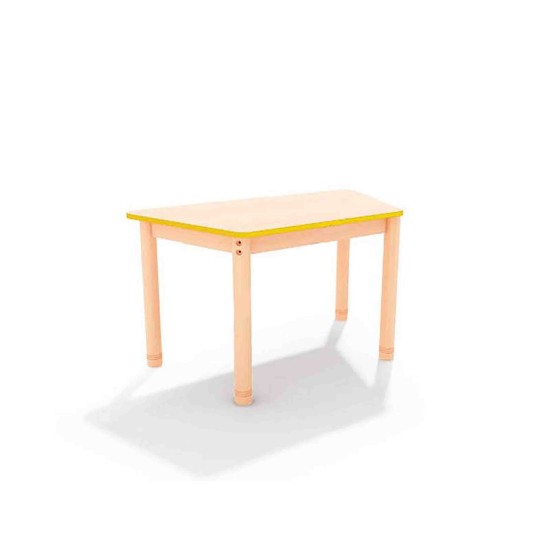 ΤΡΑΠΕΖΙ ΤΡΑΠΕΖΟΕΙΔΕΣ CLASSIC WOOD NATURA - ΚΙΤΡΙΝΟ