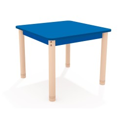 ΤΡΑΠΕΖΙ ΤΕΤΡΑΓΩΝΟ CLASSIC WOOD COLORI - ΜΠΛΕ