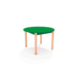 ΤΡΑΠΕΖΙ ΣΤΡΟΓΓΥΛΟ CLASSIC WOOD COLORI - ΠΡΑΣΙΝΟ