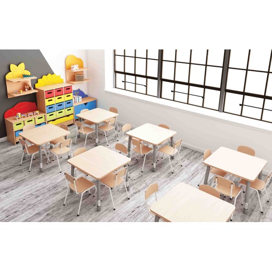 ΣΧΟΛΙΚΗ ΚΑΡΕΚΛΑ METAL BASIC - ΛΕΥΚΗ