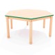 ΤΡΑΠΕΖΙ ΕΞΑΓΩΝΟ CLASSIC WOOD NATURA - ΠΡΑΣΙΝΟ