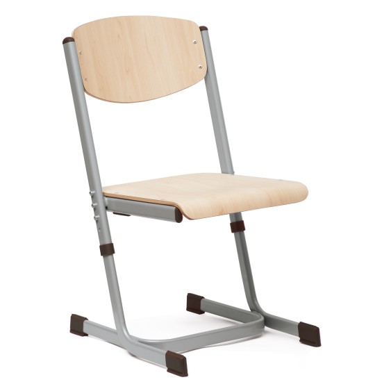 ADJUSTABLE SEAT HEIGHT CHAIR 1-2 GREY