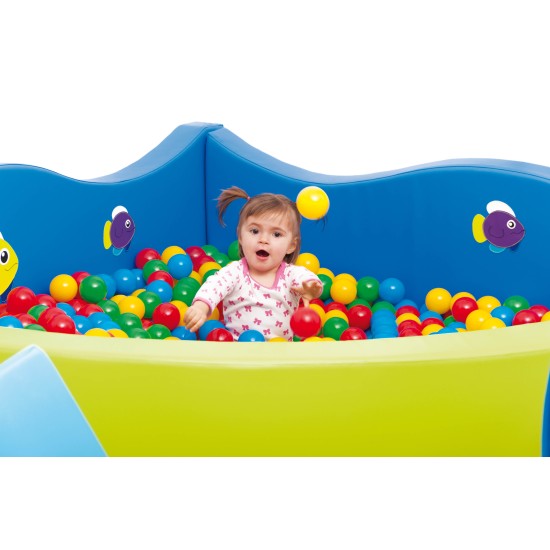 ΓΩΝΙΑΚΗ ΠΙΣΙΝΑ ΜΕ 1000 ΜΠΑΛΑΚΙΑ OCEAN CORNER BALL PIT