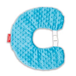 WEIGHTED COLLAR - SIZE L - TURQUOISE - TEDDY BEAR PATTERNED