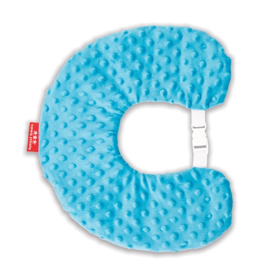 WEIGHTED COLLAR - SIZE L - TURQUOISE - TEDDY BEAR PATTERNED