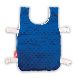 WEIGHTED VEST – SIZE M - COBALT BLUE - ANCHOR PATTERNED