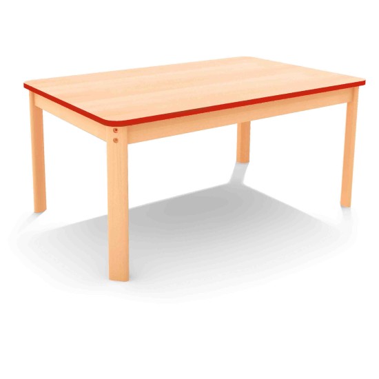 ΤΡΑΠΕΖΙ ΠΑΡΑΛΛΗΛΟΓΡΑΜΜΟ ERGO NATURA - ΚΟΚΚΙΝΟ