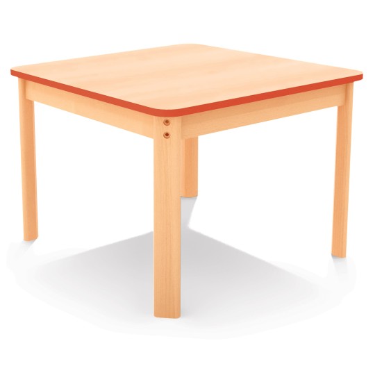 ΤΡΑΠΕΖΙ ΤΕΤΡΑΓΩΝΟ ERGO NATURA - ΚΟΚΚΙΝΟ