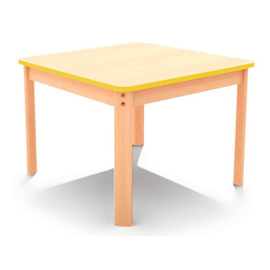 ΤΡΑΠΕΖΙ ΤΕΤΡΑΓΩΝΟ ERGO NATURA - ΚΙΤΡΙΝΟ